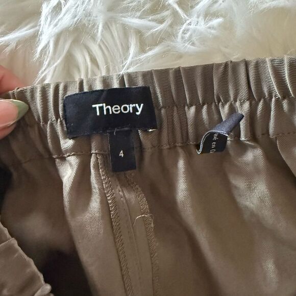 THEORY olive summer pants - Picture 5 of 6
